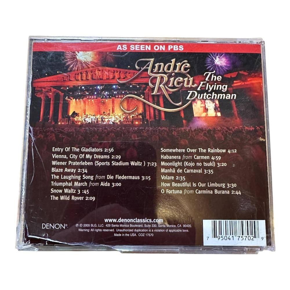 Andre Rieu The Flying Dutchman CD Denon Classics As Seen On PBS - Picture 2 of 2